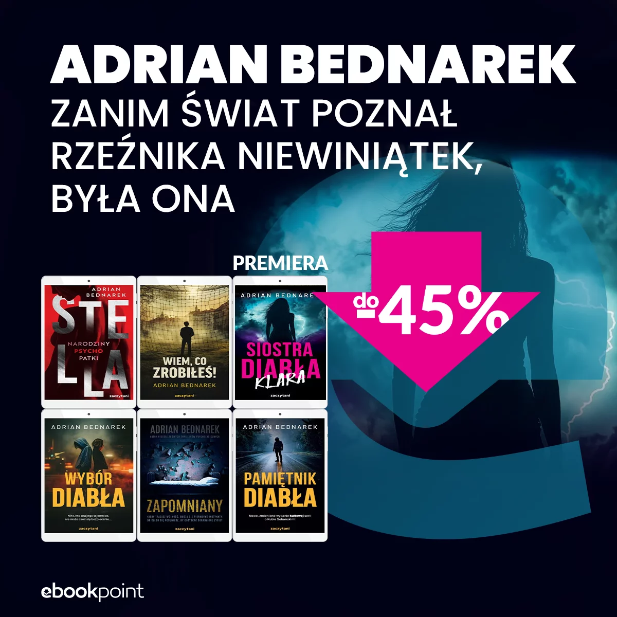 Grafika promocji - ADRIAN BEDNAREK do -45%