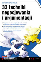 Okładka - 33 techniki negocjowania i argumentacji - Vĕra Bĕlohlávková