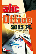 Okładka - ABC MS Office 2013 PL - Adam Jaronicki