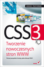 Okładka - CSS3. Tworzenie nowoczesnych stron WWW - Łukasz Pasternak