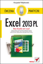 Okładka - Excel 2013 PL. Ćwiczenia praktyczne - Krzysztof Masłowski