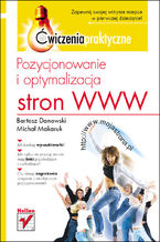 Okładka - Pozycjonowanie i optymalizacja stron WWW. Ćwiczenia praktyczne - Bartosz Danowski, Michał Makaruk