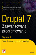 Okładka - Drupal 7. Zaawansowane programowanie - Todd Tomlinson, John K. VanDyk