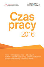 Okładka - Czas pracy 2016 - Łukasz Chruściel, Urszula Kądziołka