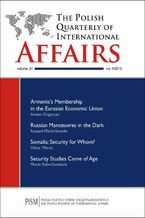 Okładka - The Polish Quarterly of International Affairs 4/2015 - Armen Grigoryan, Ryszard Machnikowski, Viktor Marsai, Marek Musioł, Olga Nowicka, Piotr Sadowski, Péter Stauber, Damian Wnukowski, Marek Rohr-Garztecki