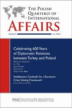 Okładka - The Polish Quarterly of International Affairs 1/2015 - Mohammad Houshisadat, Sławomir Raszewski, Jan Muś, Seda Krdar, Bruno-Pierre Carrier, Jakub Wódka, özgün Erler Bayir, Mukhit B. Assanbayev, Natalia Nowak, Maciej Szylar