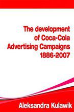 Okładka - The Development of Coca-Cola Advertising Campaigns (1886 - 2007) - Aleksandra Justyna Kulawik