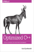 Okładka - Optimized C++. Proven Techniques for Heightened Performance - Kurt Guntheroth