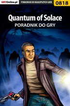 Okładka - Quantum of Solace - poradnik do gry - Łukasz "Crash" Kendryna