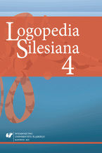 Okładka - "Logopedia Silesiana" 2015. T. 4 - red. Olga Przybyla