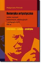 Okładka - Retoryka artystyczna - Małgorzata Pietrzak