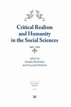 Okładka - Critical Realism and Humanity in the Social Sciences - Śledzińska Klaudia, Wielecki Krzysztof