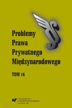 Okładka - "Problemy Prawa Prywatnego Międzynarodowego" 2015. T. 16 - red. Maksymilian Pazdan