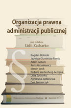 Okładka - Organizacja prawna administracji publicznej - red. Lidia Zacharko