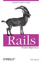 Okładka - Rails Pocket Reference. A Quick Guide to Rails - Eric Berry