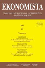 Okładka - Ekonomista 2016 nr 5 - Praca zbiorowa