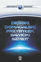 Okładka - Horyzonty zdarzeń - Rafał Dębski, Dariusz Domagalski, Marcin Sergiusz, Andrzej W. Sawicki, Robert J. Szmidt