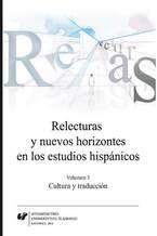 Okładka - Relecturas y nuevos horizontes en los estudios hispánicos. Vol. 3: Cultura y traducción - red. Joanna Wilk-Racięska, Sabina Deditius, Anna Nowakowska-Głuszak
