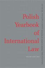 Okładka - 2015 Polish Yearbook of International Law vol. XXXV - Władysław Czapliński, Karolina Wierczyńska, Łukasz Gruszczyński