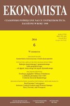 Okładka - Ekonomista 2016 nr 6 - Praca zbiorowa
