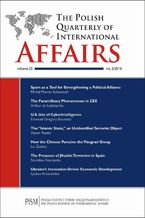 Okładka - The Polish Quarterly of International Affairs 2/2016 - Michał Marcin Kobierecki, Arthur De Liederke, Emanuel Gregory Boussios, Xavier Raufer, Liu Zuokui, Stanisław Kosmynka, Lyubov Artemenko, Elena Kachanovich-Shlyk, Alicja Minda, Anna Pochylska