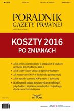 Okładka - Koszty 2016 po zmianach - Tomasz Krywan