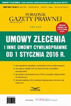 Okładka - Umowy Zlecenia i inne umowy cywilno-prawne od 1 stycznia 2016 - Infor Pl