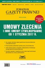 Okładka - Umowy zlecenia i inne umowy cywilnoprawne od 1 stycznia 2017 r - Infor Pl