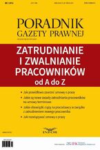 Okładka - Zatrudnianie i zwalnianie pracowników od A do Z - Infor Pl