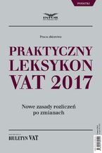 Okładka - Praktyczny leksykon VAT 2017 - Infor Pl