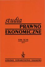Okładka - Studia Prawno-Ekonomiczne t. 97/2015 - Praca zbiorowa