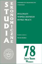 Okładka - Dylematy współczesnego rynku pracy. SE 78 - Dorota Kotlorz