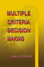 Okładka - Multiple Criteria Decision Making vol.8 (2013) - Tadeusz Trzaskalik, Tomasz Wachowicz
