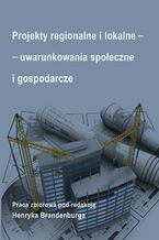 Okładka - Projekty regionalne i lokalne - uwarunkowania społeczne i gospodarcze - Henryk Brandenburg