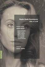Okładka - "Śląskie Studia Polonistyczne" 2016, nr 1-2 (8): Rozprawy i artykuły: Męskie sprawy. Prezentacje: Marta Syrwid - red. Adam Dziadek