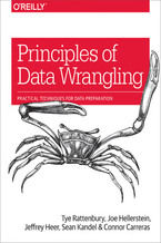 Okładka - Principles of Data Wrangling. Practical Techniques for Data Preparation - Tye Rattenbury, Joseph M. Hellerstein, Jeffrey Heer