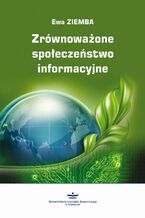 Okładka - Zrównoważone społeczeństwo informacyjne - Ewa Ziemba