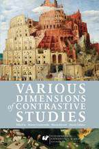 Okładka - Various Dimensions of Contrastive Studies - red. Bożena Cetnarowska, red. Marcin Kuczok, red. Marcin Zabawa