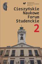 Okładka - Cieszyńskie Naukowe Forum Studenckie. T. 2: Wielokulturowość - doświadczanie Innego - red. Aleksandra Gancarz