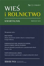 Okładka - Wieś i Rolnictwo nr 1(174)/2017 - Jerzy Wilkin