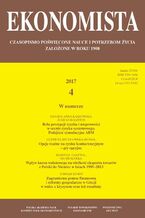 Okładka - Ekonomista 2017 nr 4 - Praca zbiorowa