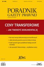 Okładka - Ceny transferowe Jak twotrzyć dokumentację - Infor Pl