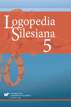 Okładka - "Logopedia Silesiana" 2016. T. 5 - red. Olga Przybyla
