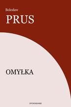 Okładka - Omyłka - Bolesław Prus