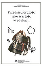 Okładka - Przedsiębiorczość jako wartość w edukacji - red. Andrzej Murzyn, red. Urszula Szuścik