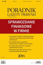 Okładka - Sprawozdanie finansowe w firmie - Infor Pl