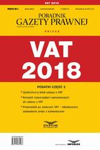 Okładka - VAT 2018. Podatki cześć 2 - Infor Pl