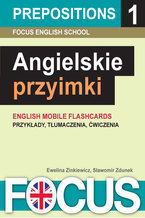 Okładka - Angielskie przyimki - zestaw 1 - Focus English School s.c.