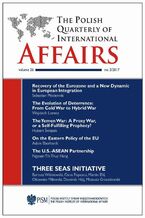 Okładka - The Polish Quarterly of International Affairs 2/2017 - Sebastian Płóciennik, Wojciech Lorenz, Hubert Świętek, Bartosz Wiśniewski, Popescu Oana, Martin Ehl, Oktawian Milewski, Dominik Hejj, Mateusz Gniazdowski, Adam Eberhardt, Nguyen Thi Thuy Hang
