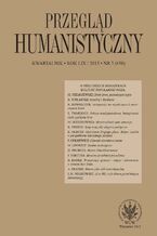 Okładka - Przegląd Humanistyczny 2015/3 (450) - Roman Chymkowski, Lech M. Nijakowski